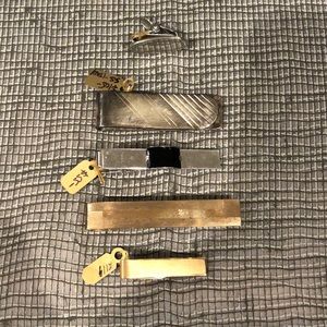 Tie  Bars (5) sterling / gold filled marked